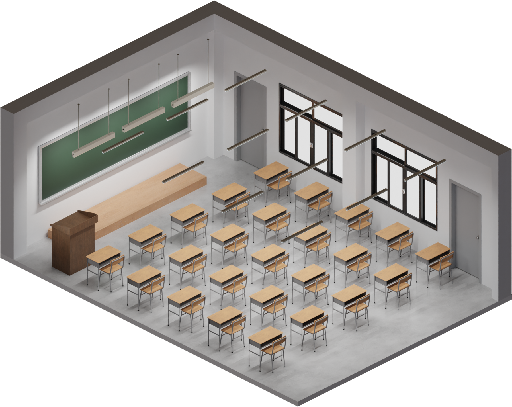 金鍏電子BL-360教室安裝參考-管吊